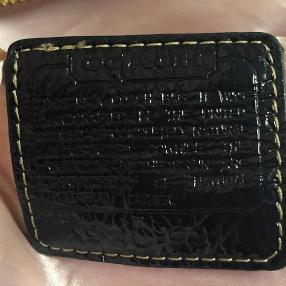 Coach Plaid Patterned Purse No Handles/Straps Zipper Closure - Picture 5 of 6